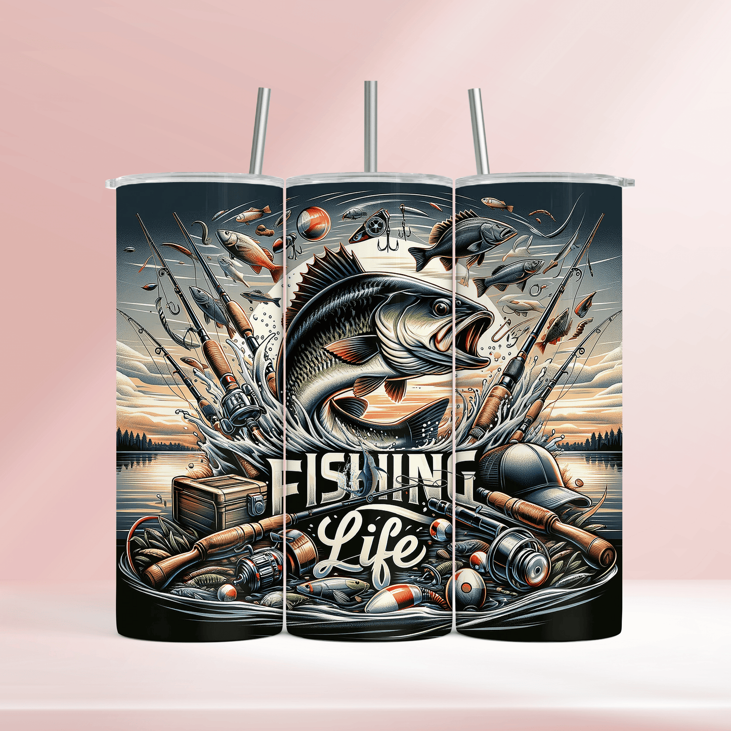 Fishing life 2 - 20oz tumbler