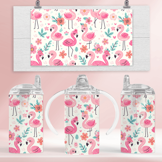Flamingos - 12oz standard/sippy tumbler