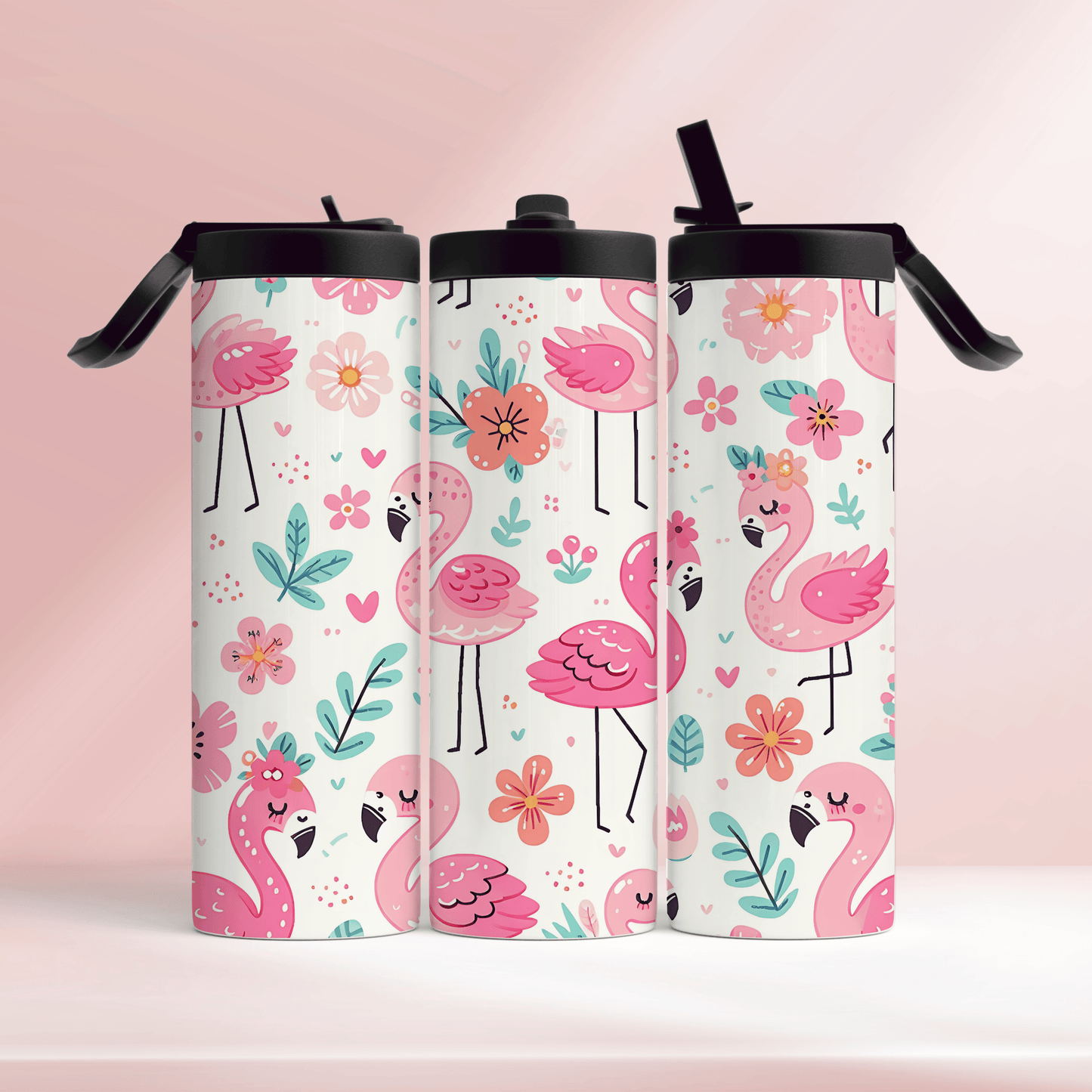 Flamingos - 20oz tumbler