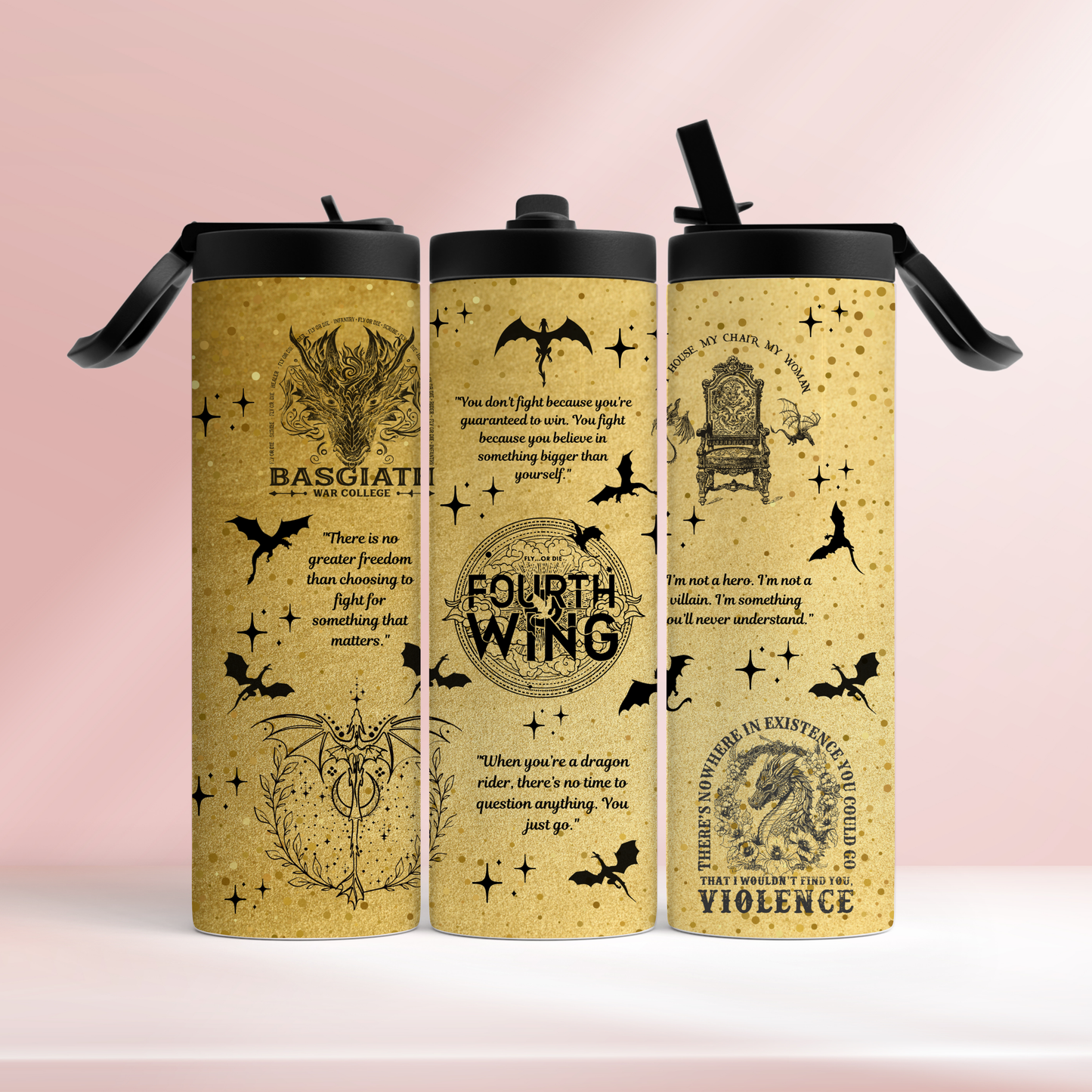 Fourth wing inspired - 20oz tumbler