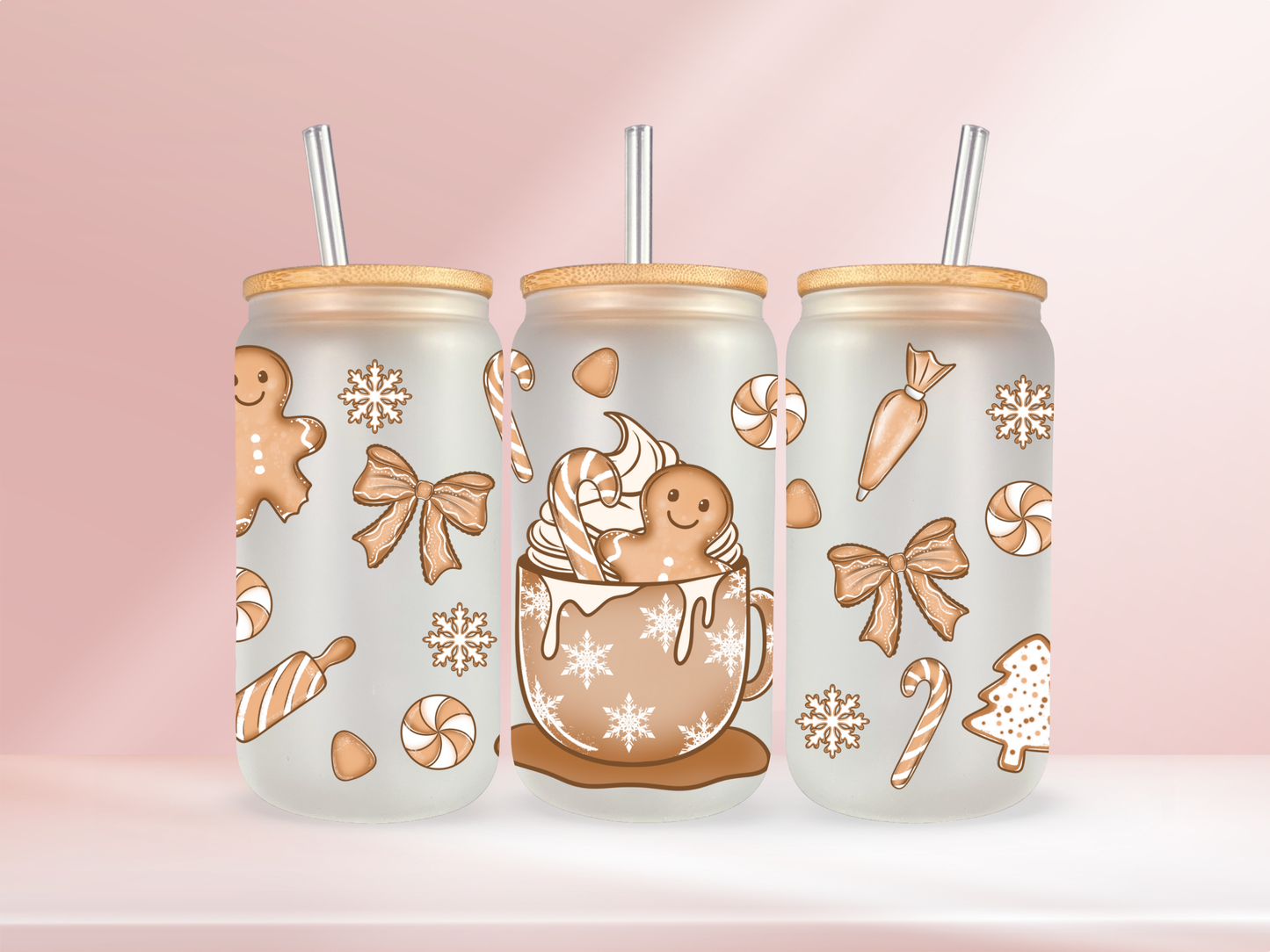 Gingerbread - 16oz libbey glass