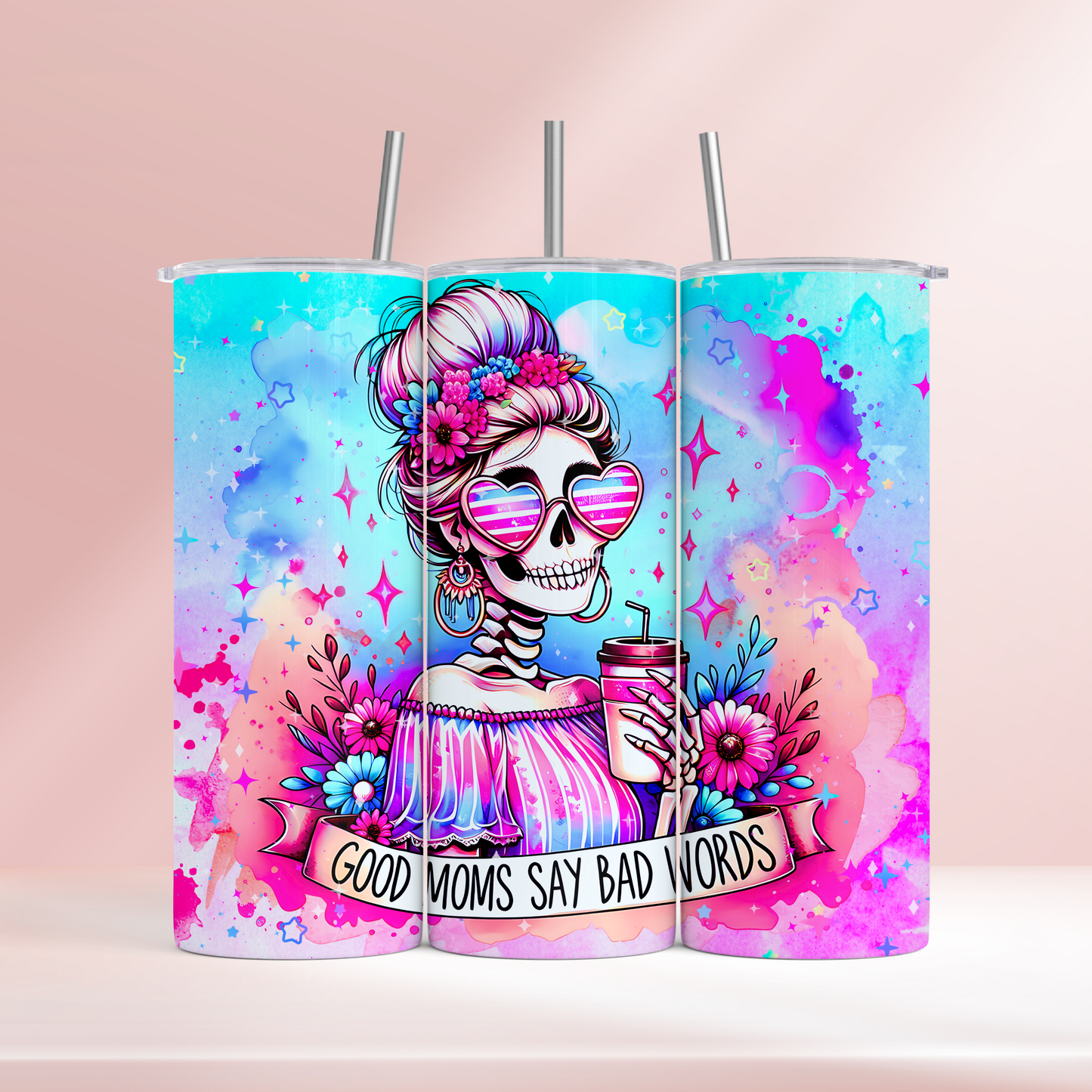 Good moms say bad words - 20oz tumbler
