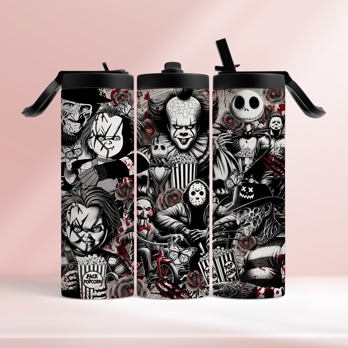 Horror characters - 20oz Tumbler