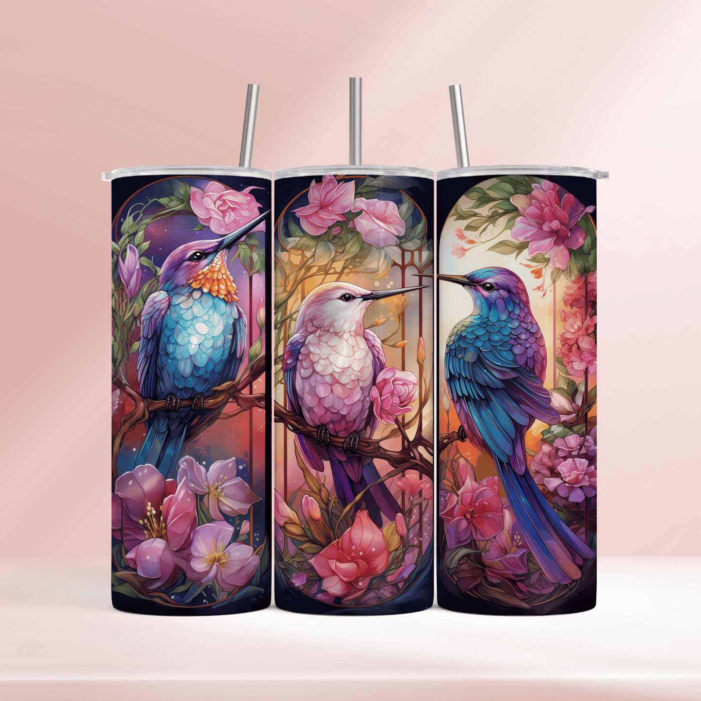 Hummingbirds - 20oz tumbler
