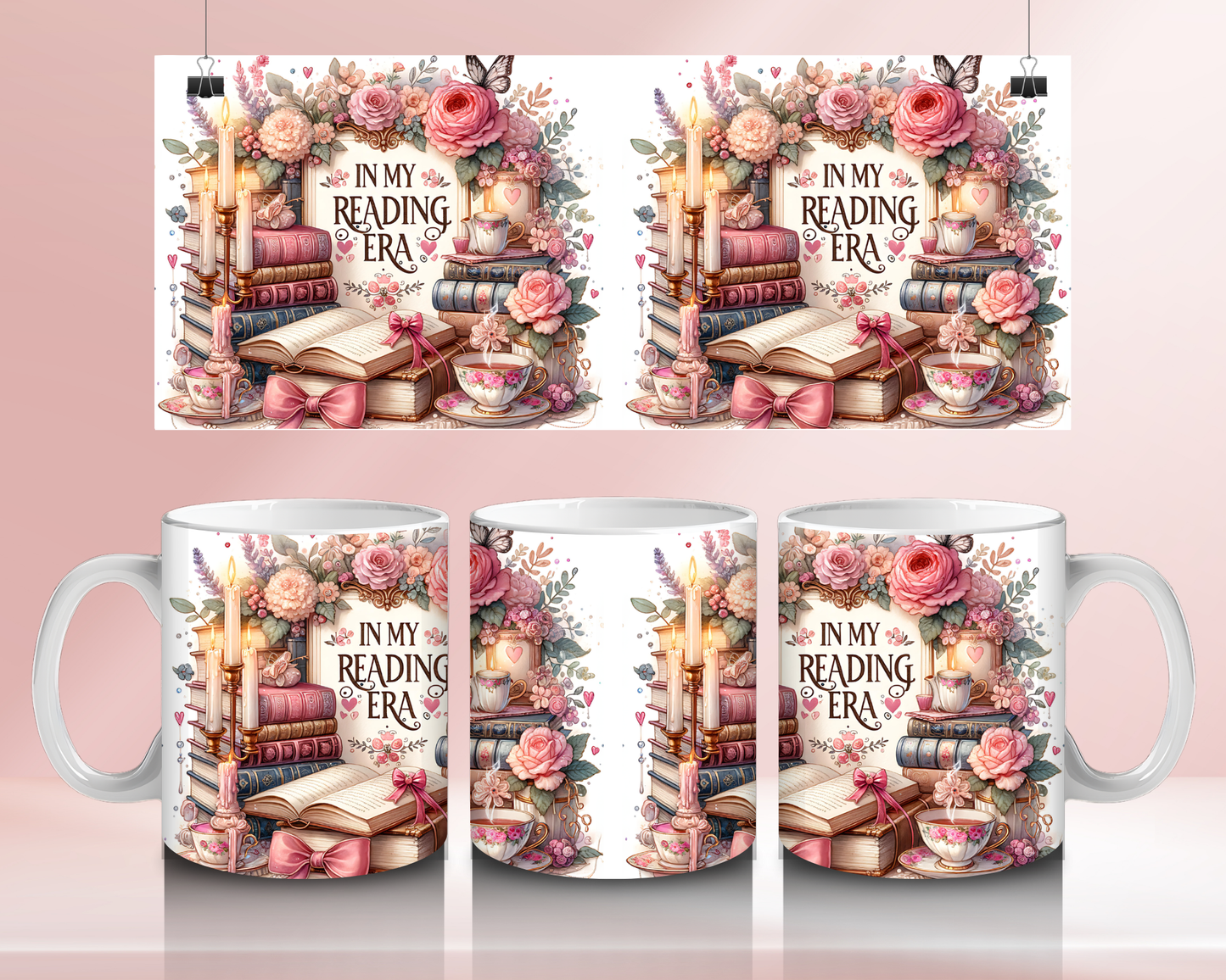 In my reading era -  11oz Ceramic mug
