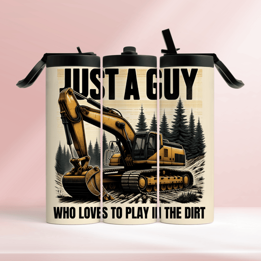 Just a guy who loves to play in the dirt - 20oz tumbler