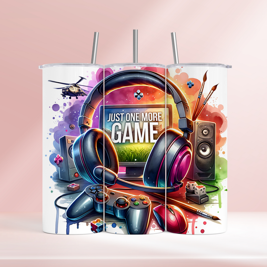 Just one more game - 20oz tumbler