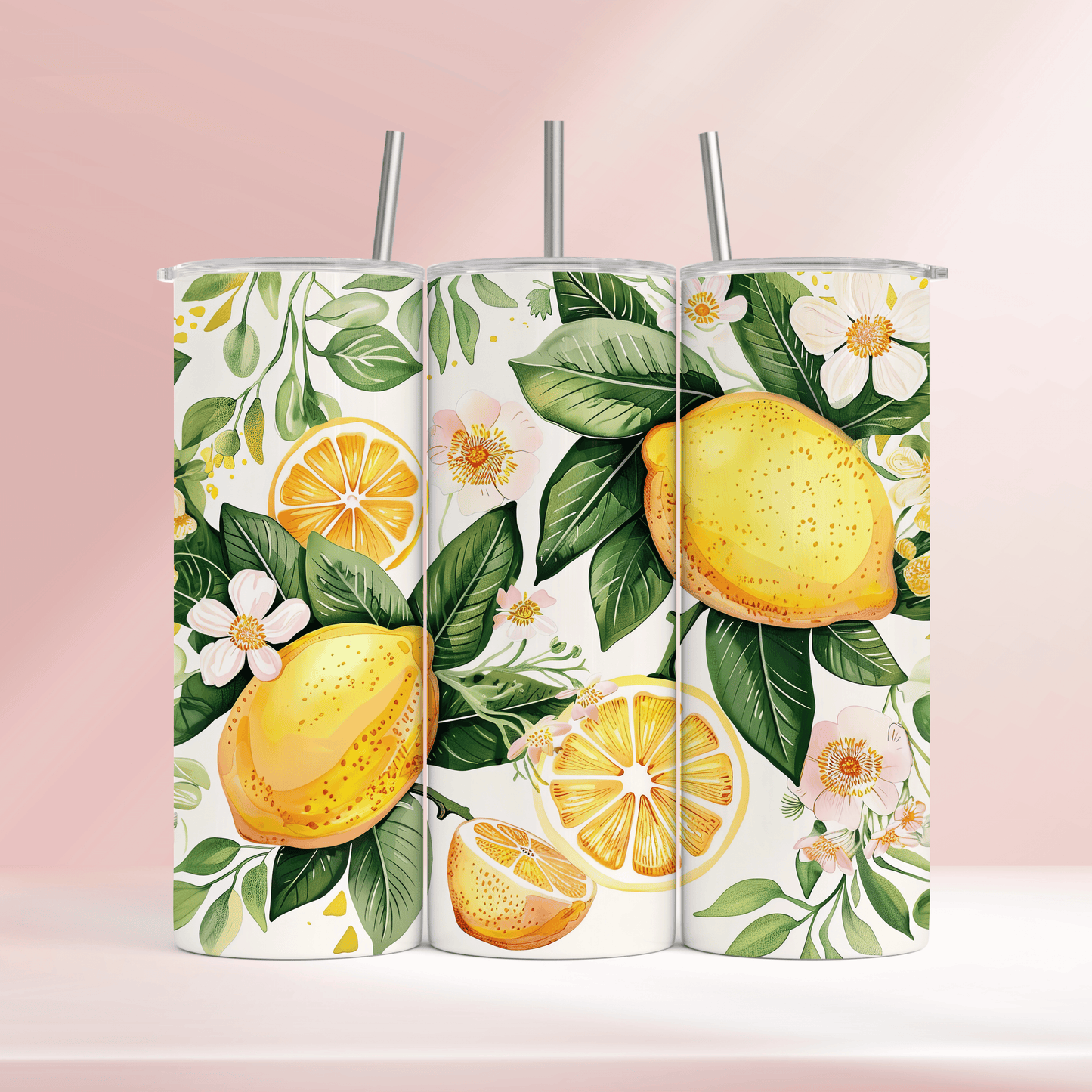 Lemons- 20oz tumbler