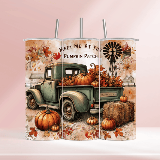 Meet me at the pumpkin patch - 20oz tumbler