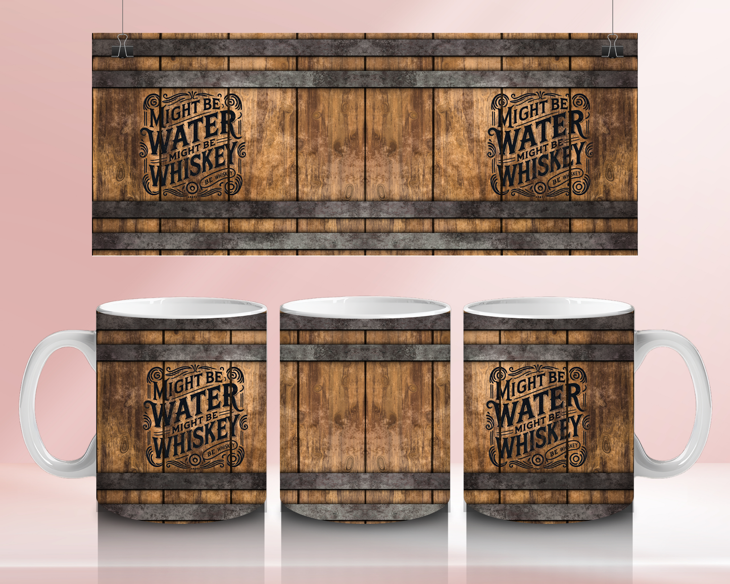 Might be water, might be whiskey - 11oz Ceramic mug