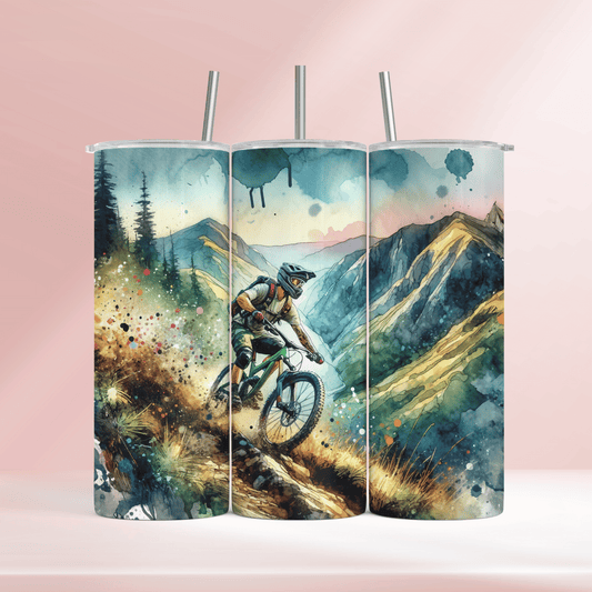 Mountain biking - 20oz tumbler