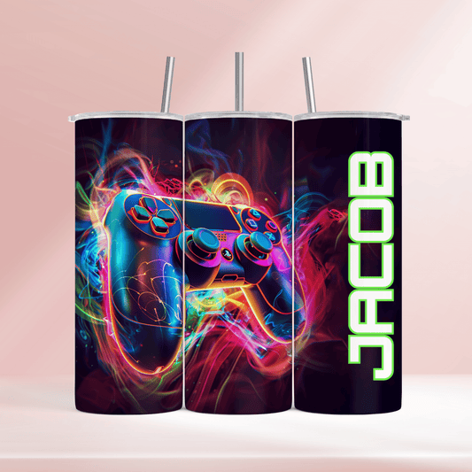 Gaming control personalised- 20oz tumbler