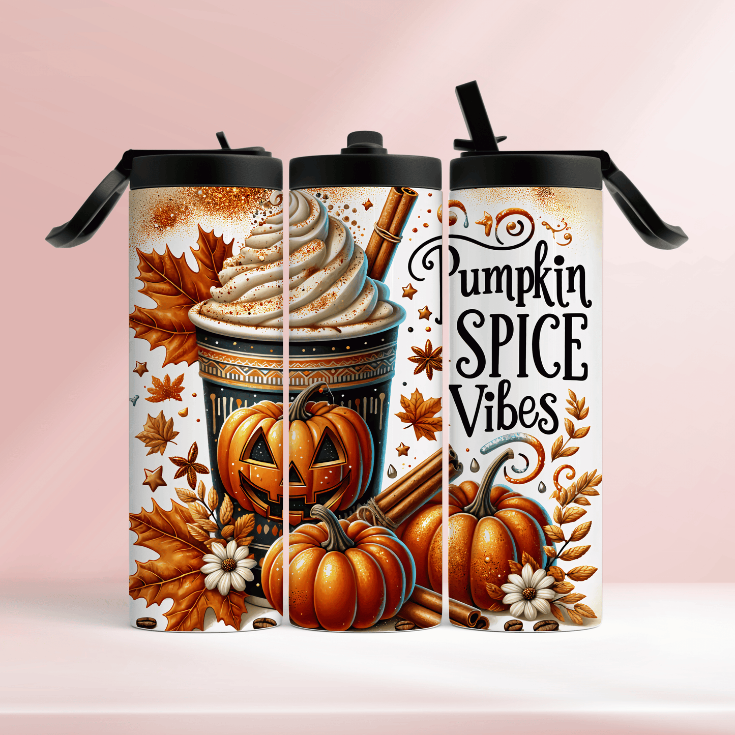 Pumpkin spice vibes - 20oz tumbler