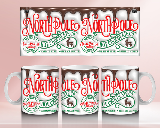 Santa Claus approved hot chocolate - 11oz Ceramic mug