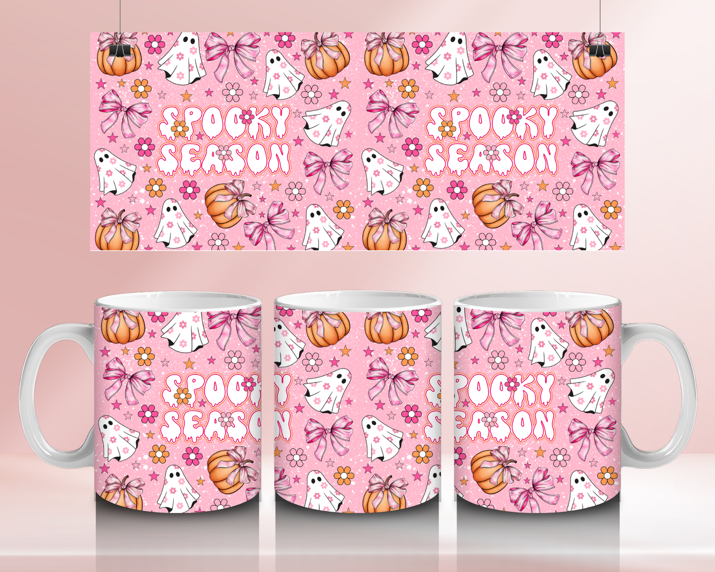 Spooky season pink - 11oz Ceramic mug