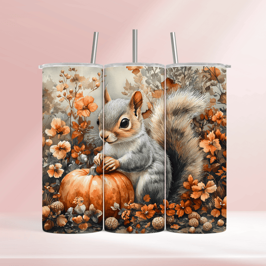 Autumn Squirrel - 20oz tumbler
