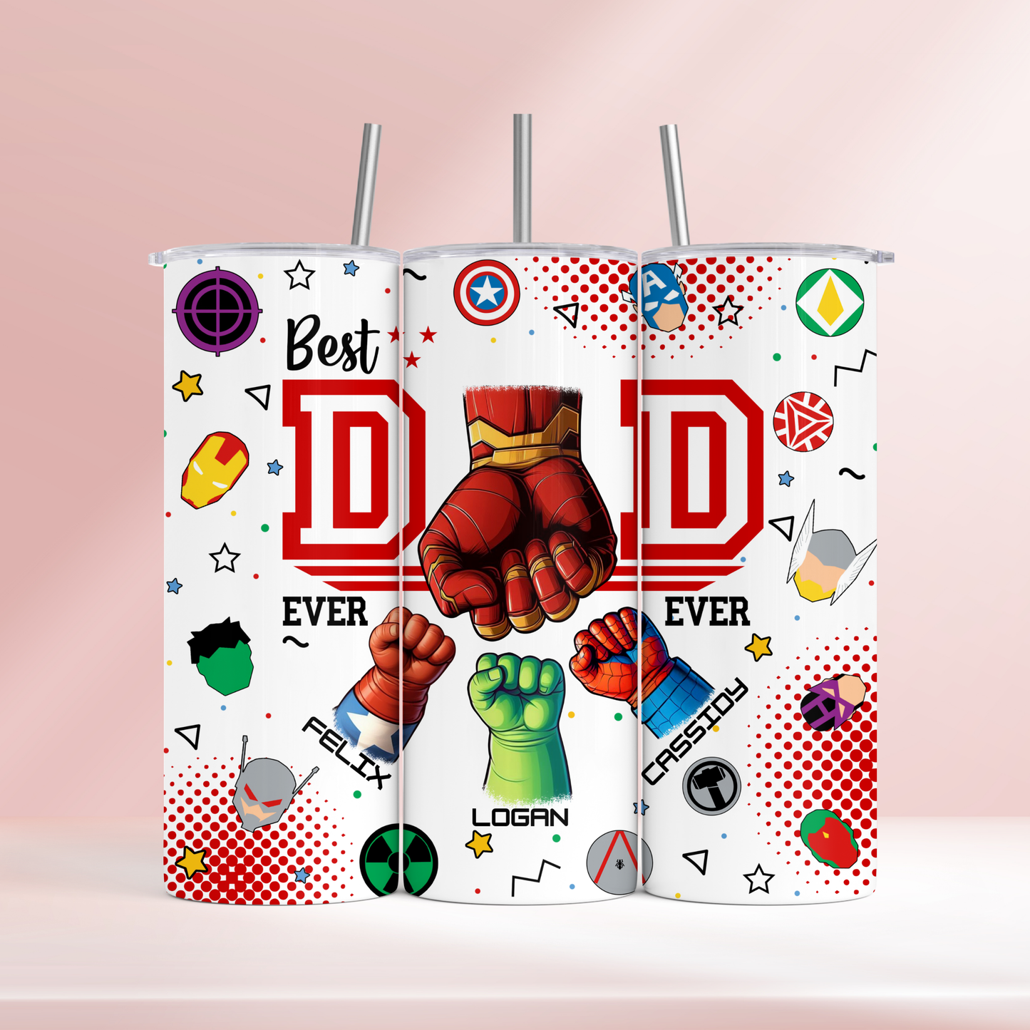 Super hero dad - 20oz Tumbler