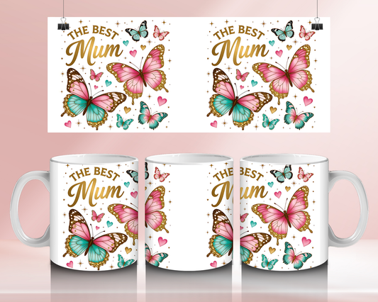 The best Mum butterflies  - 11oz Ceramic mug